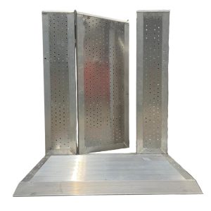 Stage barrier aluminium deur