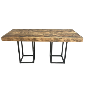 Tafel staal_sloophout 180 x 80